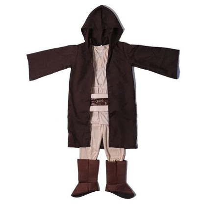 Costume Obi-Wan Kenobi Cosplay Jedi Warrior Cosplay Hooded Cloak Clothing Suit Halloween Party Costumes