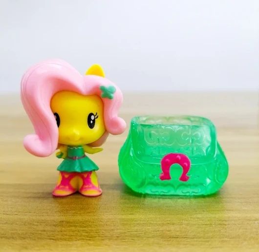 Hasbro Q-Version My Little Pony Twilight Sparkle Pinkie Pie Rainbow Dash Fluttershy Boneco de Ação Presentes Brinquedo Modelo Colecionável