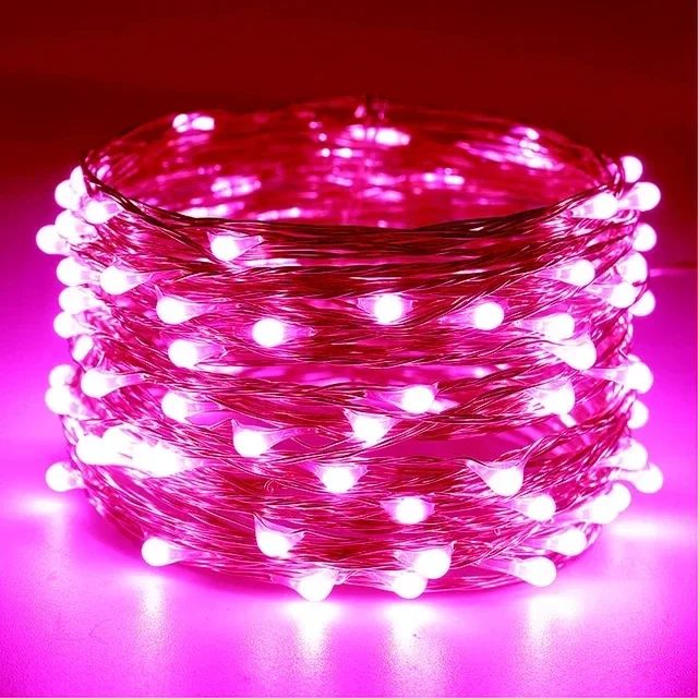 1M 2M 3M 5M 10M 20M 30M Copper Wire LED String lights Holiday lighting Fairy Garland For Christmas Tree Wedding Party Decoration