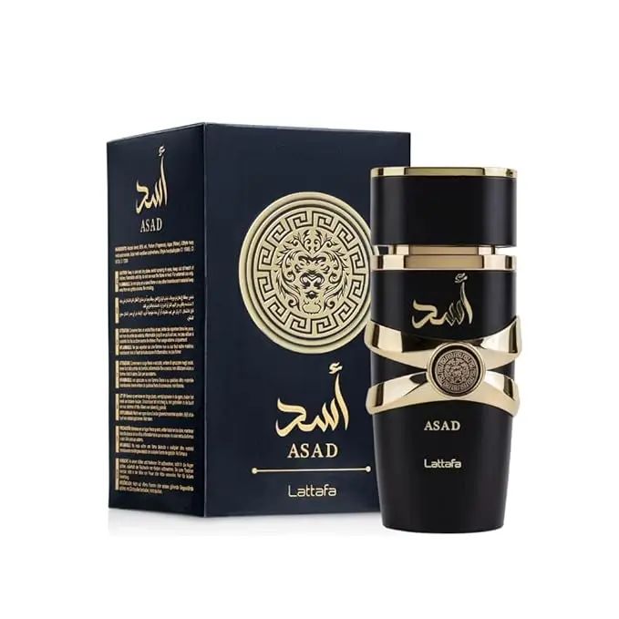 Lattafa Asad for Men Perfume de Feromônio Perfume Feminino Árabe Colônia de Feromônio para Homem Atraia o Sexo Oposto Aniversário