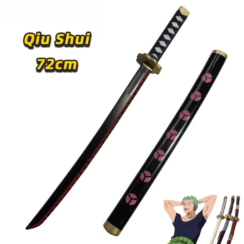 One Piece Cosplay Roronoa Zoro Katana Sword PU Trafalgar Sword Law Role Playing Yuki Samurai prop Party toy Sword 72cm