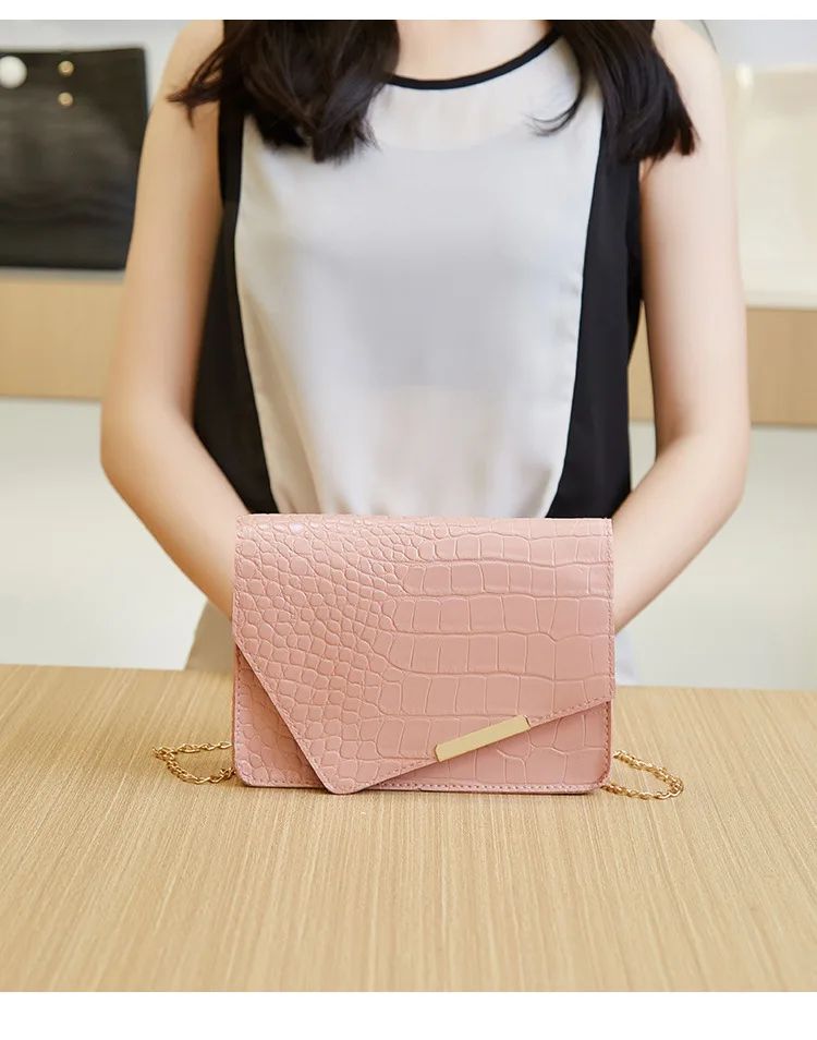 Mini Women's Shoulder Bag Luxury Brand Handbags for Women 2024 High Quality White Purse PU Hasp Messenger Bag Ladies Hand Bag