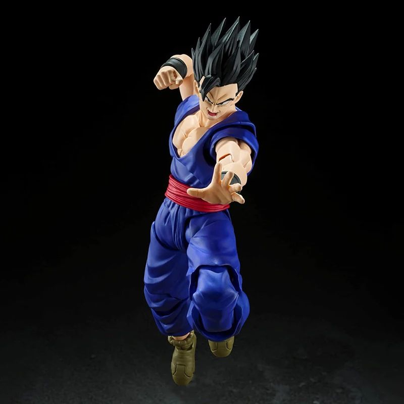 Shf Dragon Ball Son Gohan Besta Action Figure PVC Boneco Colecionável Articulado Anime 17cm Super Saiyajin Gohan Brinquedo Modelo de Presente