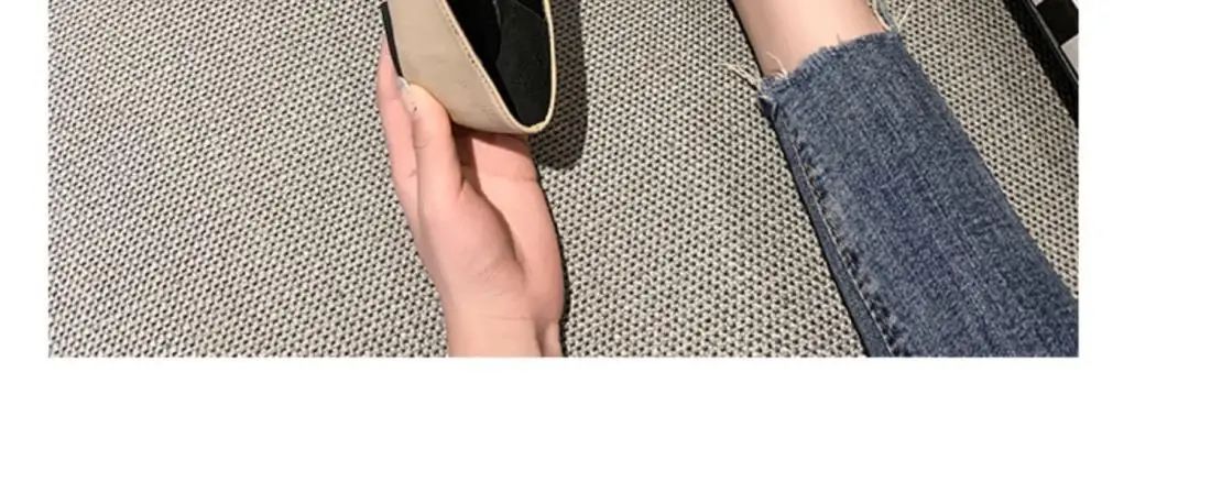 Simple Solid Coloured Women's Flats Classic Fashionable Style Pointed Toe Suitable for Business Office Comfortable To Wear
