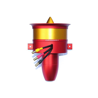 JP metal culvert 90mm 105mm 120mm EDF Ducted Fan 12 Blades  5060 4260 4250 Motor 6S 12S 14S  RC Air Plane