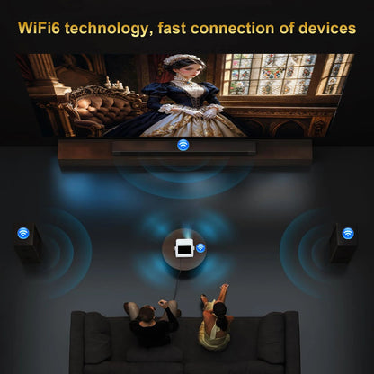 projector 4k A2pro 4K WiFi Projector - Dual Screen, Android OS, Home Theater, Supports Gaming & Karaoke