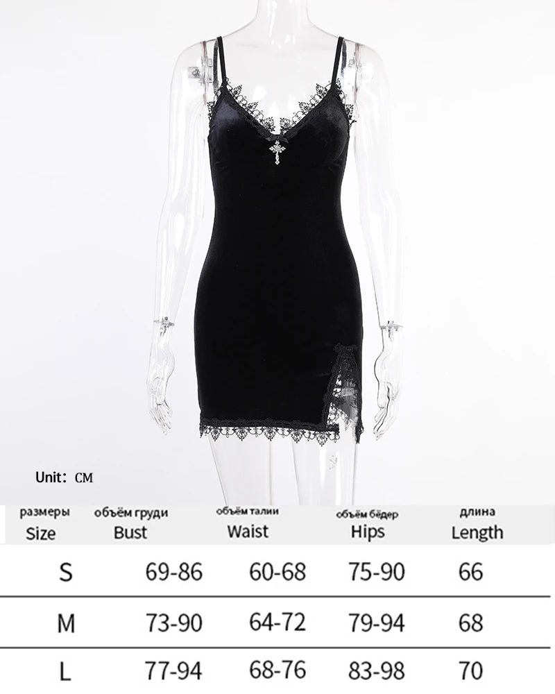 Dark Halloween Lace Dress Punk Trend Sexy Evening Dress Suspender Skirt For Women