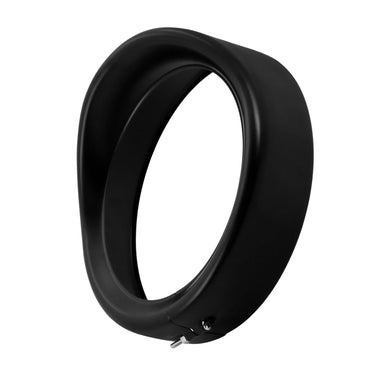 Motorcycle 7" Headlight Trim Ring Visor Style Black/Chrome For Harley Touring Road King 94-2022 Electra Glide Softail FLD Trike