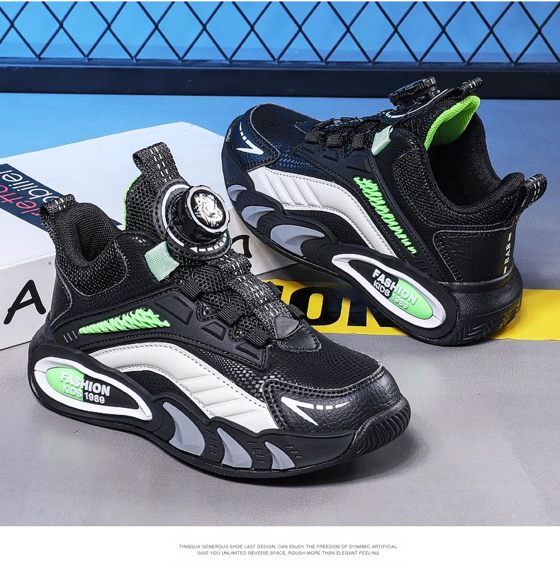 New Arrival Children Shoes Girls Boys Fashion Sneakers Comfortable Kids Sports Shoes Breathable Casual Leather Outdoor Shoe