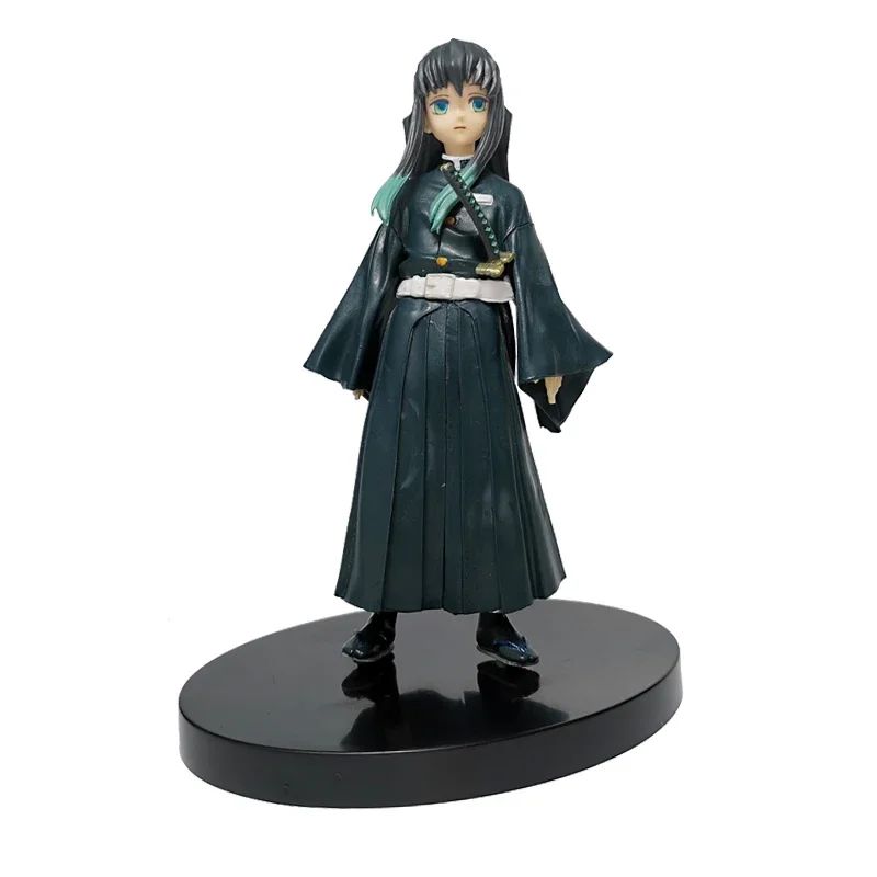Boneco de Anime Demon Slayer Kimetsu No Yaiba Tanjiro Nezuko Zenitsu Figurine Inosuke Guerreiro Bonecos de Ação Colecionáveis Brinquedo Modelo