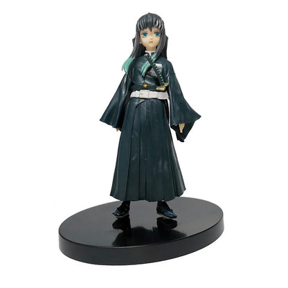 Boneco de Anime Demon Slayer Kimetsu No Yaiba Tanjiro Nezuko Zenitsu Figurine Inosuke Guerreiro Bonecos de Ação Colecionáveis Brinquedo Modelo