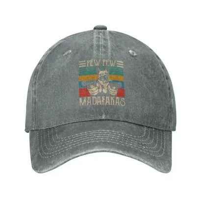 Custom Cotton Madafakas Baseball Cap for Men Women Breathable Vintage Belgian Shepherd Malinois Dog Dad Hat Outdoor