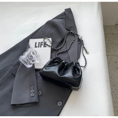 Y2K Millennium Bag Women 2025 New High Sense Shoulder Bags Summer Chain Bag Fashion Bucket Bag Messenger Bags Purses Handbags