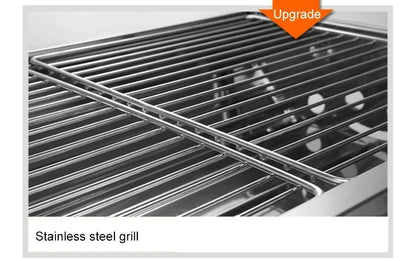 Stainless Steel Charcoal Grill Barbecue Tool Portable Free Installation Handle Folding  BBQ Cooking Grid  For  Park