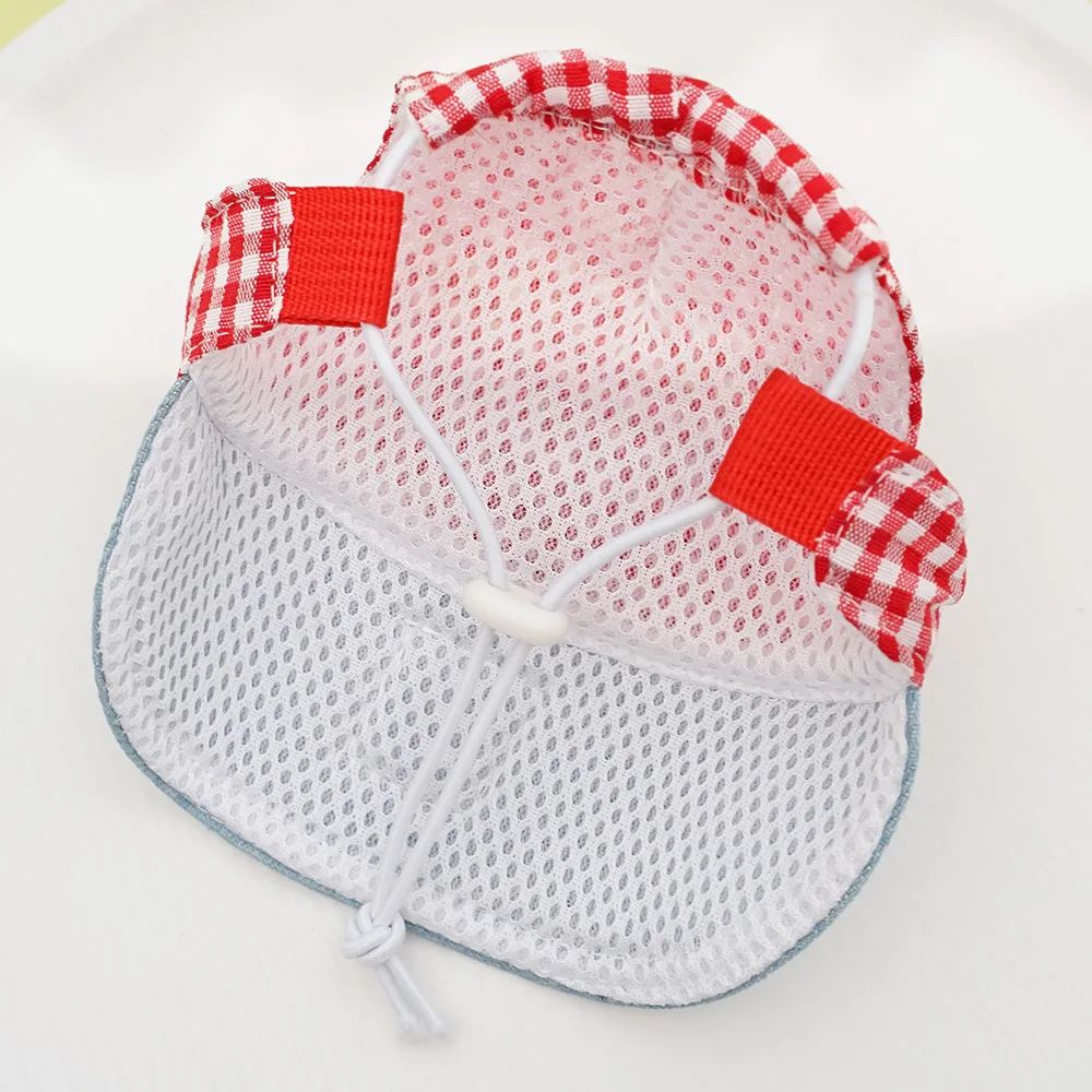 Conjunto de Coleira, Arnês e Chapéu de Sol para Animais de Estimação - Desenho Animado, Gato Fofo, Fantasia de Cachorro, Colete, Corda e Boné para Gatos e Cães Pequenos, 3 Peças, Artigos para Animais de Estimação ao Ar Livre