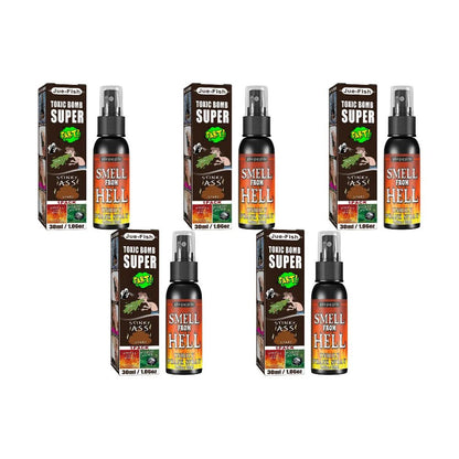 6 unidades-1 unid. 30ml Adereços de Halloween Spray Líquido de Peido Não Tóxico Bomba de Cheiro Fedorento Brinquedo de Pegadinha de Gás Malcheiroso Artigos de Festa de Brincadeira
