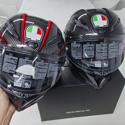 Capacete Unissex Pista Fechado para Moto Off-Road de Corrida Segurança Capacete de Proteção Aprovado ECE DOT Capacete de Ciclismo