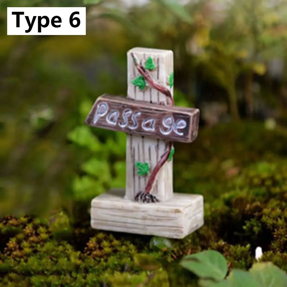 1SET Doll House Miniature Bench Stools White Chair Cute Fairy Garden Gnome Moss Terrarium Bonsai DIY Craft Home Decoration