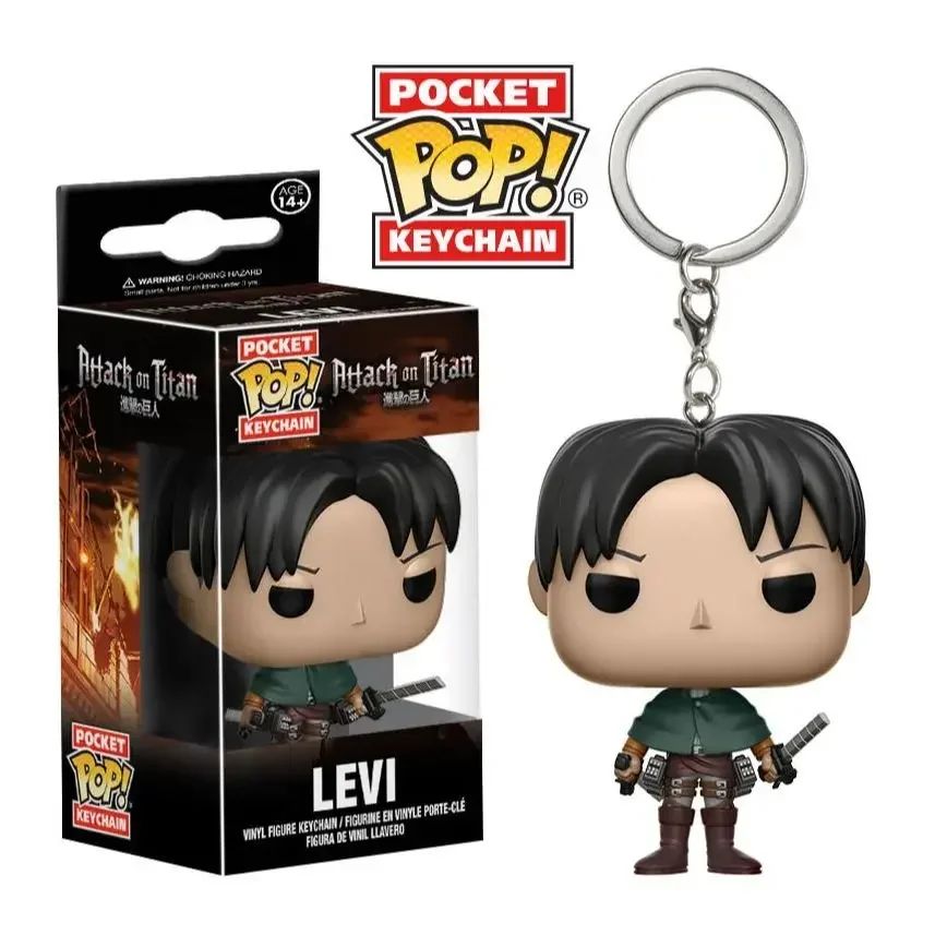 Chaveiros Funko POP 2025 Dragon Ball Star Wars Homem Aranha Attack on Titan Levi Boneco STITCH Rick Kurama Todoroki