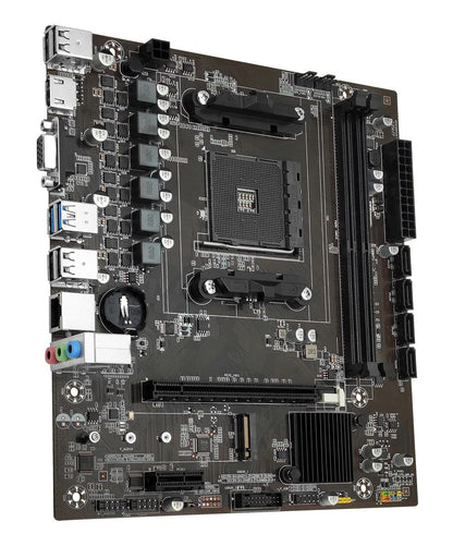 Placa-mãe MACHINIST B450 Processador AMD Memória DDR4 Dual-channel Placa principal AM4 NVME M.2 (Compatível com CPU Ryzen 5500 5600 5600G)