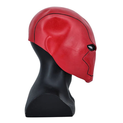 Cosplay Masks Superhero Red Hood Helmet Latex for Adult Man Face Masks Halloween Party Masquerade Carnival Costume Prop