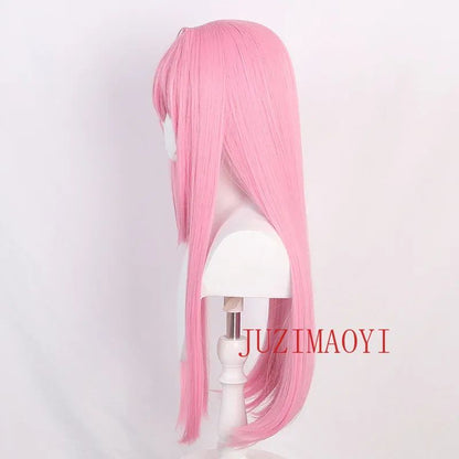 Anime Bocchi The Rock Hitori Gotoh Cosplay Wig Straight Pink Wig Cosplay Wigs Heat Resistant Synthetic Wigs