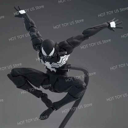 Mess Toys Homem-Aranha Symbiote Homem-Aranha Messtoys Traje Preto Vizinho Aranha Escarlate Anime Boneco de Ação Presentes Brinquedos