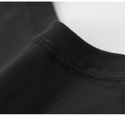Summer Loose Sports Clothing Oversized Boxy Crew Neck T-shirt Mens Heavyweight 240GSM 100% Cotton Half Sleeve T-Shirts Clothing