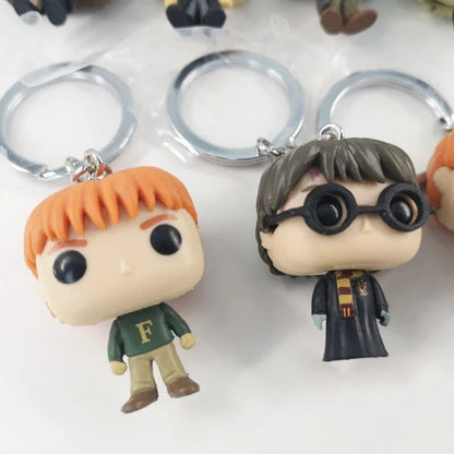 Funko Pocket Chaveiro Brinquedo Hermione Granger Dobby Dumbledore Malfoy Ginny Ron Hedwig Snape Voldemort Luna Pop de Bolso Chaveiro Brinquedo