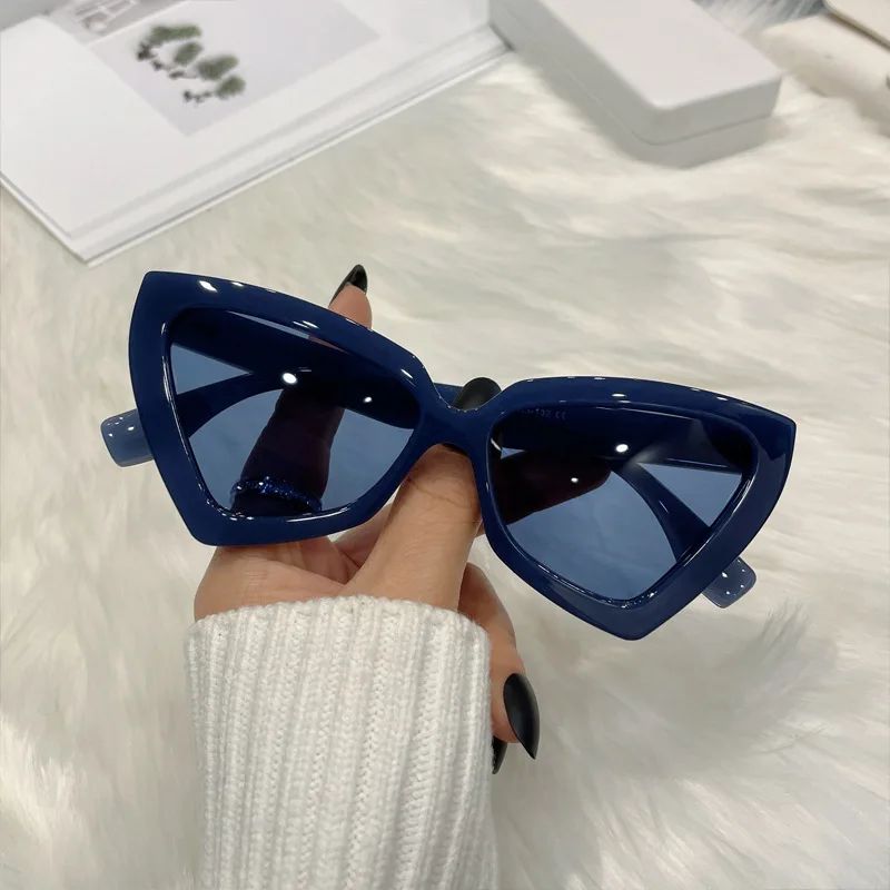 New Fashion Cat Eye Sunglasses Female Luxury Brand Designer Sun Glasses for Women Travelling Sun Shades Glasse y2k Gafas De Sol