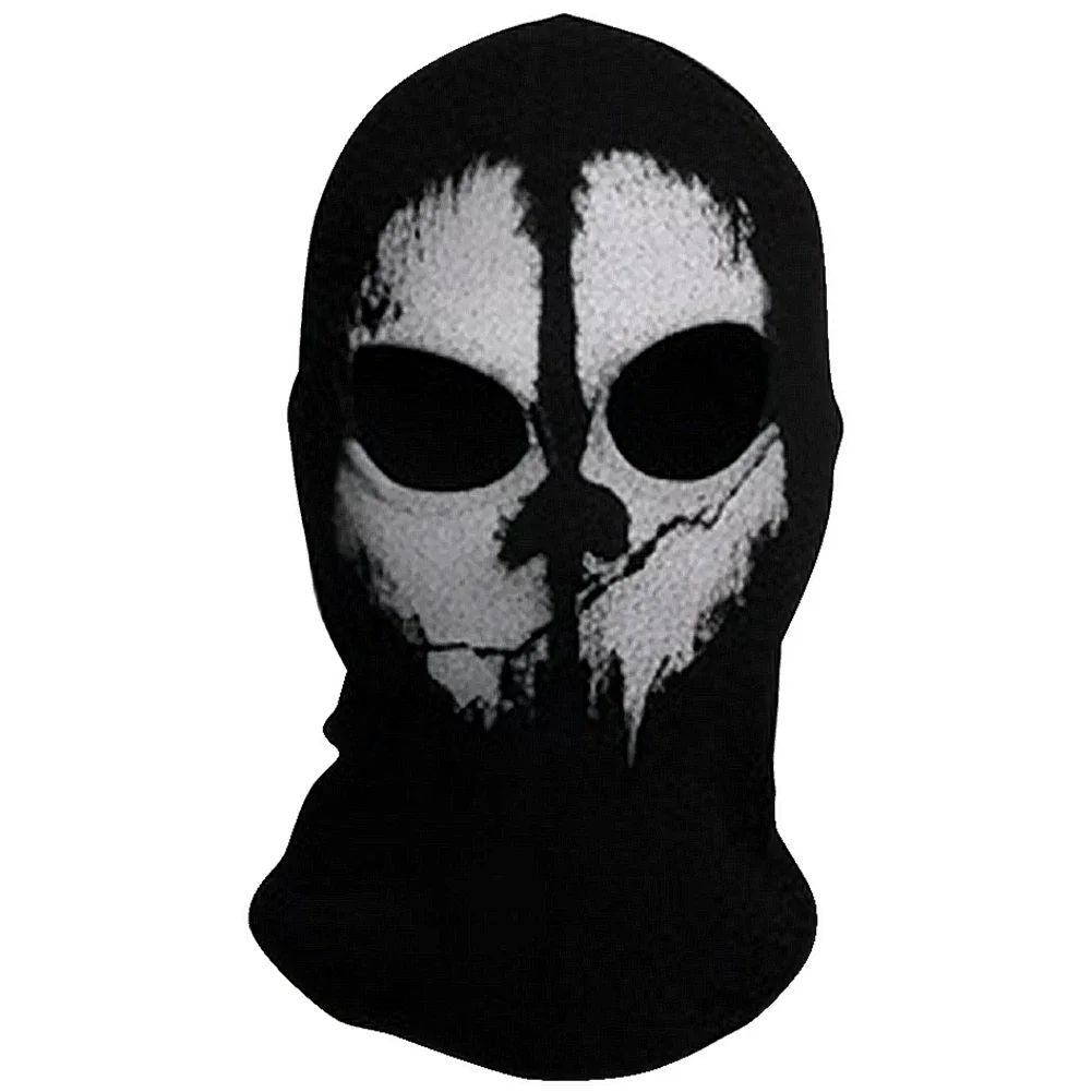 Halloween new mask Black Mask Balaclava Beanies Hats Men Ghost Skull Full Face Warmly Mask Hood Beanie Ggorros Hombre Casquette