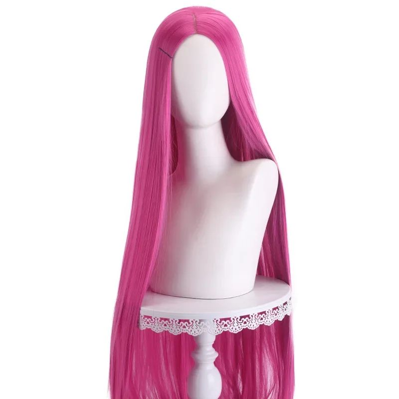40 Polegadas 24 Estilos Peruca Cosplay Longa Lisa Divisão Central Loiro Rosa Vermelho Roxo Perucas de Cabelo Sintético Resistentes ao Calor