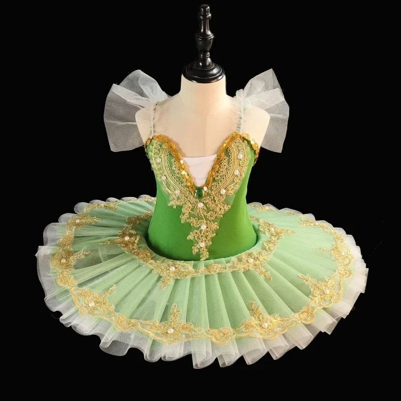 Summer Girl Dress Ballet Elegant Vestidos Kids Dance Costume Robe Fille Stage Children Outfit Baby Clothing Tutu Girls Dresses