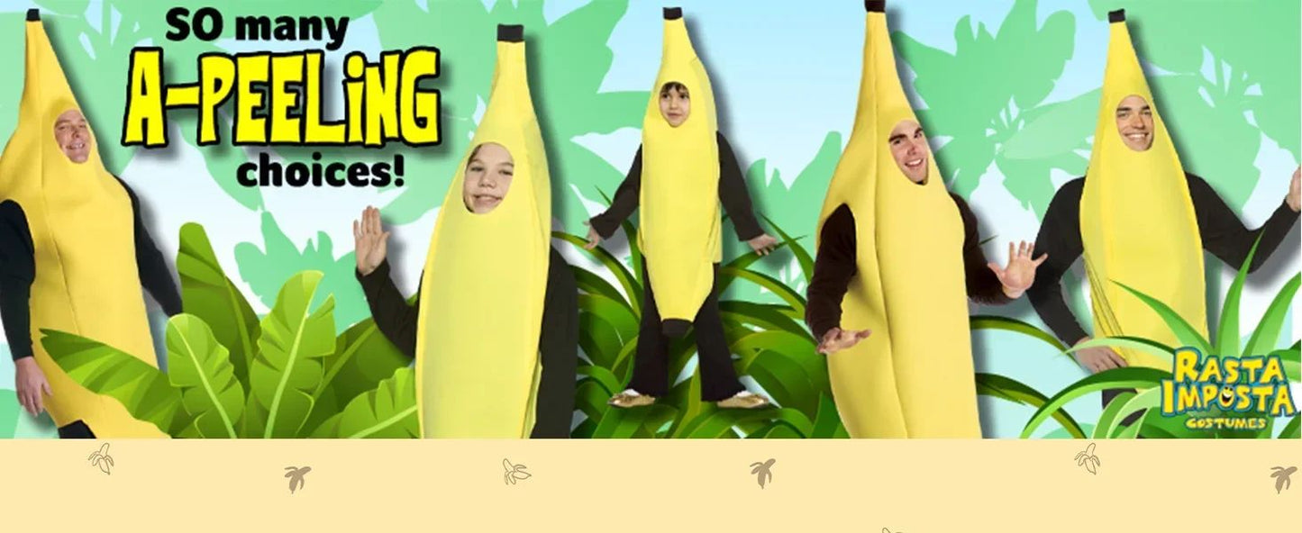 Halloween Carnival Clothing Banana Cosplay Funny Sexy Banana Costume Novelty Halloween Christmas Carnival Party Decorations