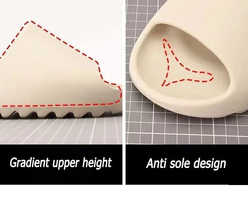 Hot coconut slippers cloud thick sole sandals summer fashion soft background beach male slippers female sandals eva slides