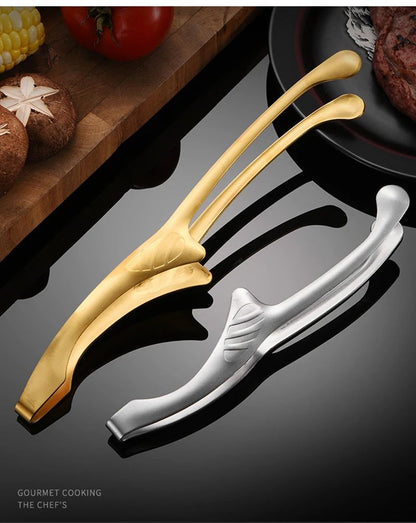 304 Stainless Steel Food Tongs Long Handle Non-slip Barbecue Tongs Steak Tongs Kitchen Cooking Tools Kitchen Accessories