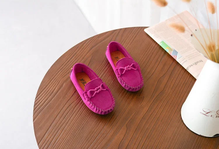 Children Loafers Shoes Boys Flat Sneakers Baby Kids Casual Shoes Toddler Girls Breathable Slip-on Shoes Soft Bottom Solid Color