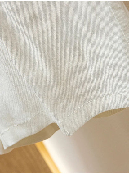 BC Summer Breathable Thin Linen Blended Loose Straight Elastic Waist Casual Shorts