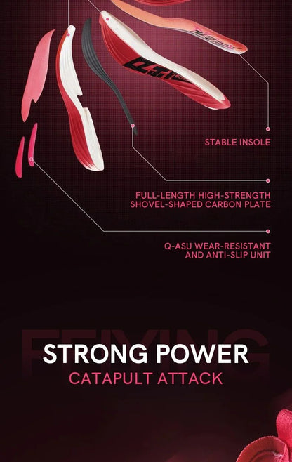 QIAODAN Feiying Plaid 1.5 Men 2025 Marathons Running Shoes Anti-slip Professional Shock-Absorbant Breathable Sneakers BM23240290