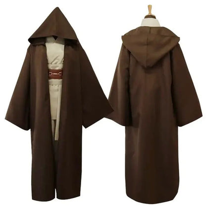 Jedi Knight Star Cosplay Anakin Skywalker Costume Replica Rob Cloak Anime Halloween Party Outfits Clothes Plus Size