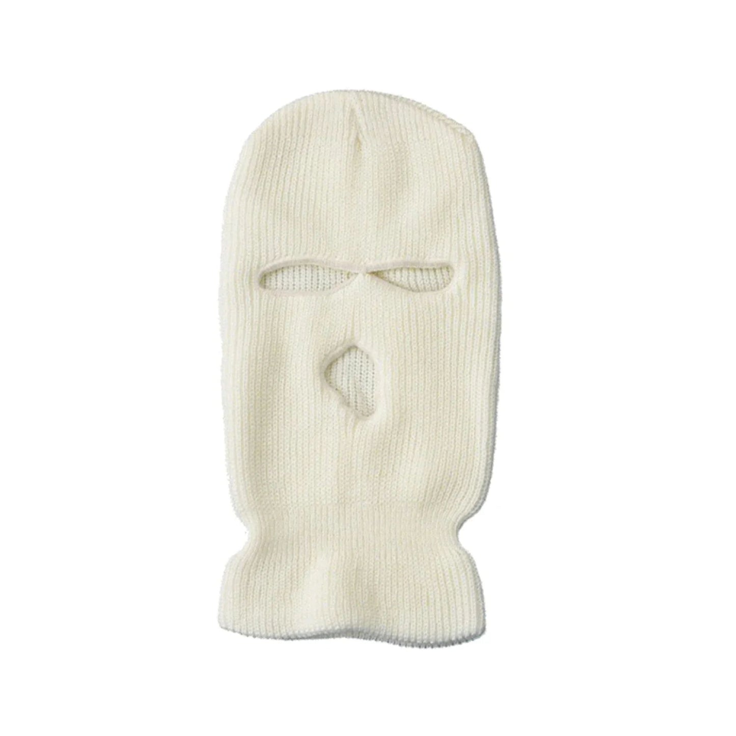 Men's Winter Knitted Balaclava, Windproof Ski Mask, Warm Wool Motorcycle Hat
