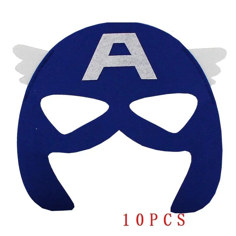 32/28/10 Pcs/Lot Superhero Mask Cosplay Christmas Halloween  Carnival Party Props  Birthday Felt  Masquerade