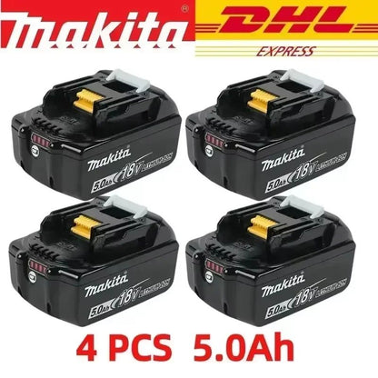 Bateria recarregável Makita 18V 6.0AH 9.0AH 100% original, bateria para ferramenta elétrica Makita BL1840 BL1830B BL1830B, carregador 18V