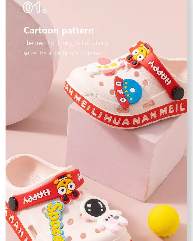 New Children Kids Baby Boys Girls Mules Clogs Summer Soft Sole Garden Beach Slippers Sandals Cave Hole Baby Shoes for Boys Girls