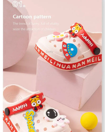 New Children Kids Baby Boys Girls Mules Clogs Summer Soft Sole Garden Beach Slippers Sandals Cave Hole Baby Shoes for Boys Girls