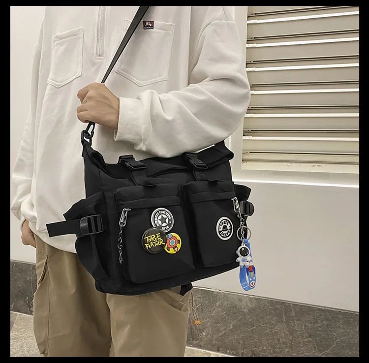 Japanese Harajuku School Bags for Teenage Girls Casual Fashion Crossbody Bag New Trendy Shoulder Bag Student Backpack Hand Bags