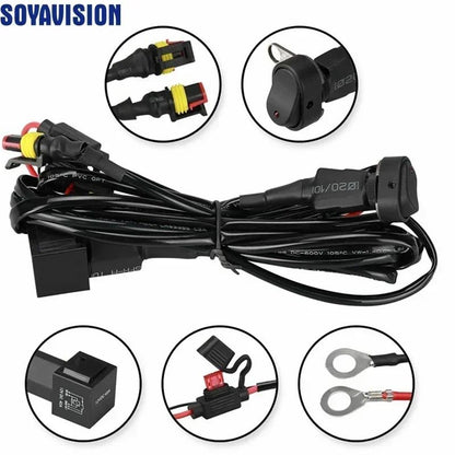 Motorcycle LED Auxiliary Headlight  Fog Light Protector For BMW R1200GS LC R1250GS Adventure R1250RT R1200RT R1250RS