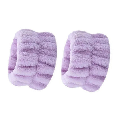 Wrist Washing Belt Soft Cotton Towel Face Wash Absorbent and Moisture-proof Hand Towel Wrist Wash with Coral Fleece Splash Proof