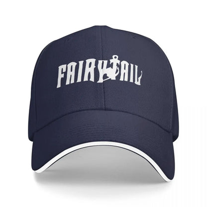 Boné Masculino Anime Fairy Tail Bonés de Moda Chapéus com Logotipo Asquette Homem Boné Pai para Homens Boné Trucker