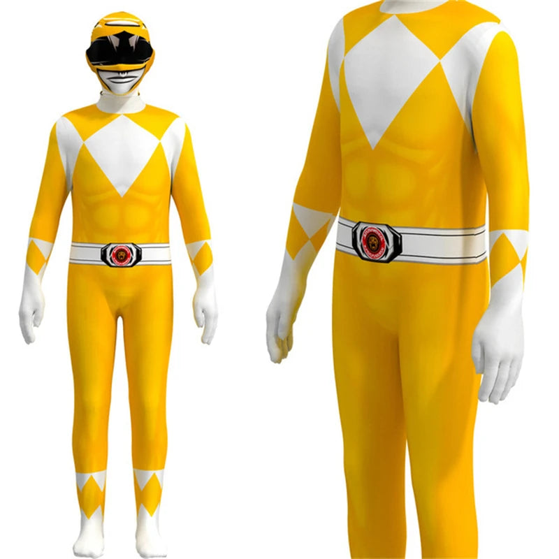 Morpher Superhero Samurai Sentai Shinkenger Rangers Cosplay Fantasia Halloween Costume Mask for Men Boy